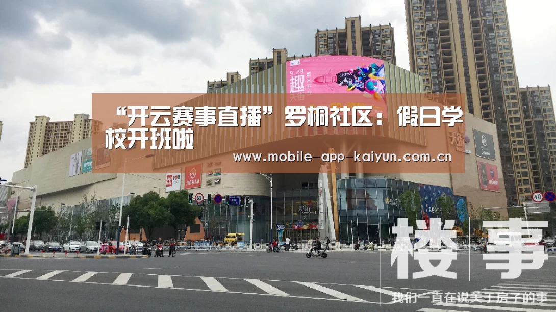 “开云赛事直播”罗桐社区:假日学校开班啦